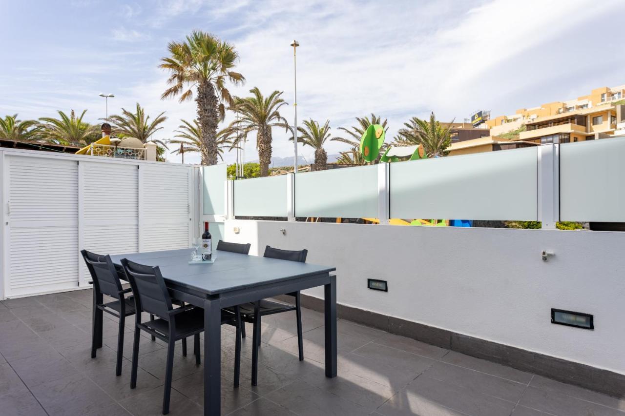 Luxury Frontline Poris De Abona Villa Bagian luar foto
