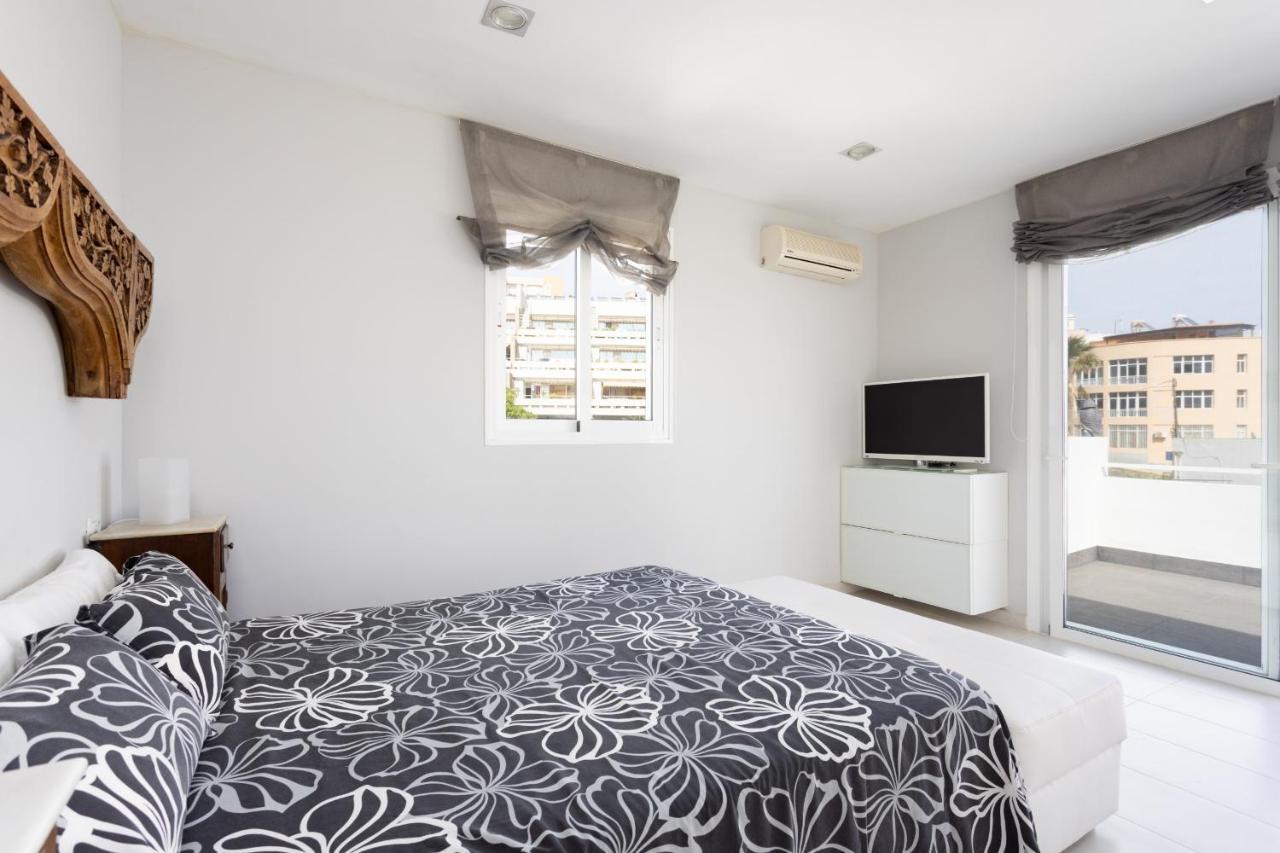 Luxury Frontline Poris De Abona Villa Bagian luar foto