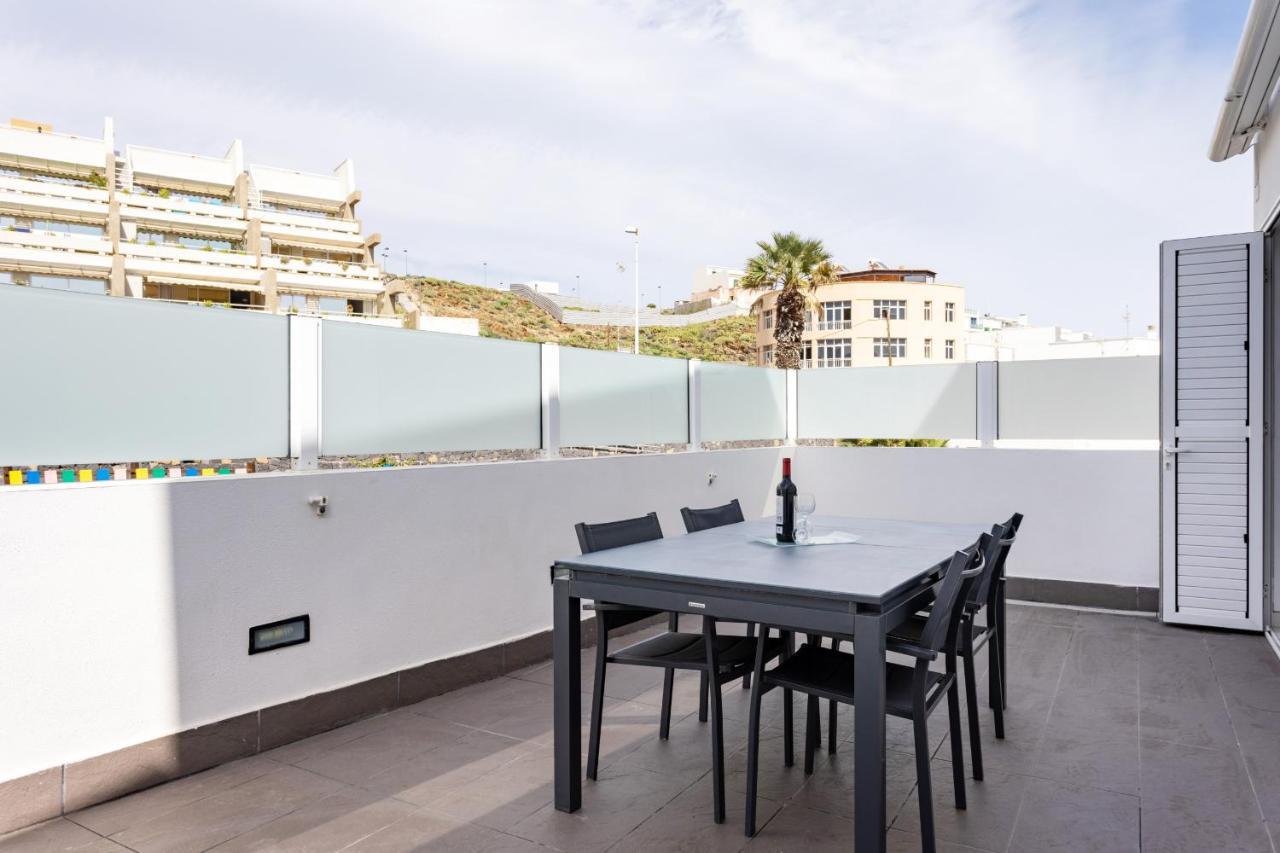 Luxury Frontline Poris De Abona Villa Bagian luar foto